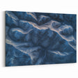 Desert Landscape Art - Aerial View of Blue Toned Sand Patterns