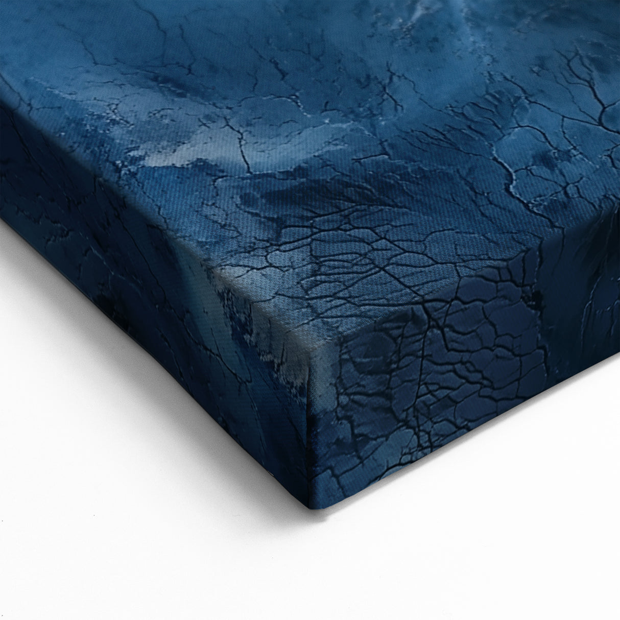 Desert Landscape Art - Aerial View of Blue Toned Sand Patterns