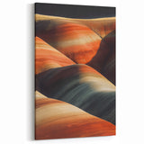 Vibrant Sand Waves - Textured Desert Landscape Canvas Art