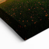 Sunset Glow Over Field and Trees – Fields Landscape Acrylic Prints