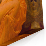 "Romanticism Art: Flaming June - Historical Canvas Print Masterpiece"