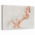 Romanticism Art: "Prancing Horse Sketch" by George Stubbs
