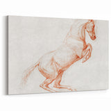 Romanticism Art: "Prancing Horse Sketch" by George Stubbs