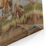 On the Banks of the Nile - Romanticism Historical Art Canvas Print