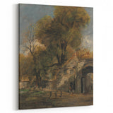 Romanticism Art: Harnham Gate by John Constable - Scenic Canvas