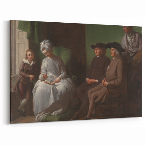 The Artist and His Family - Classic Romanticism Canvas Wall Art