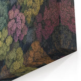 Colorful Landscape Wall Art - Aerial View of Autumn Forest