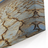 Desert Landscape Wall Art - Cracked Earth and Dramatic Sky