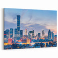 Modern Beijing Skyline Wall Art - Cityscape at Twilight