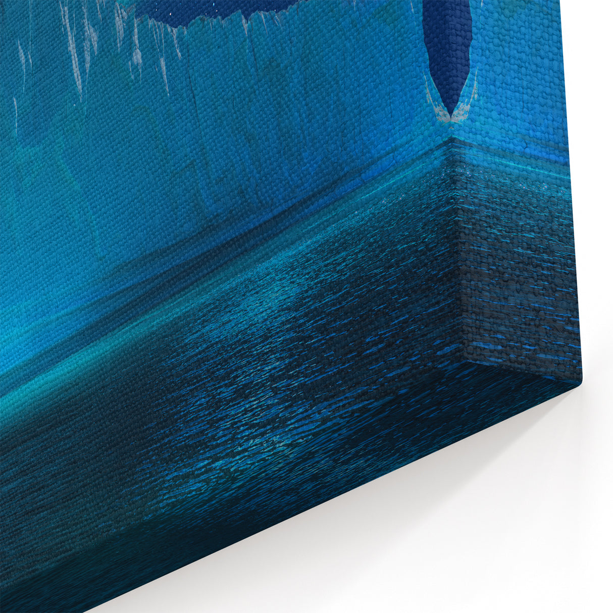 Glacier Ice Art Prints - Aurora Over Antarctic Iceberg