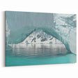Antarctic Landscape Art - Ice Cave and Mountain View