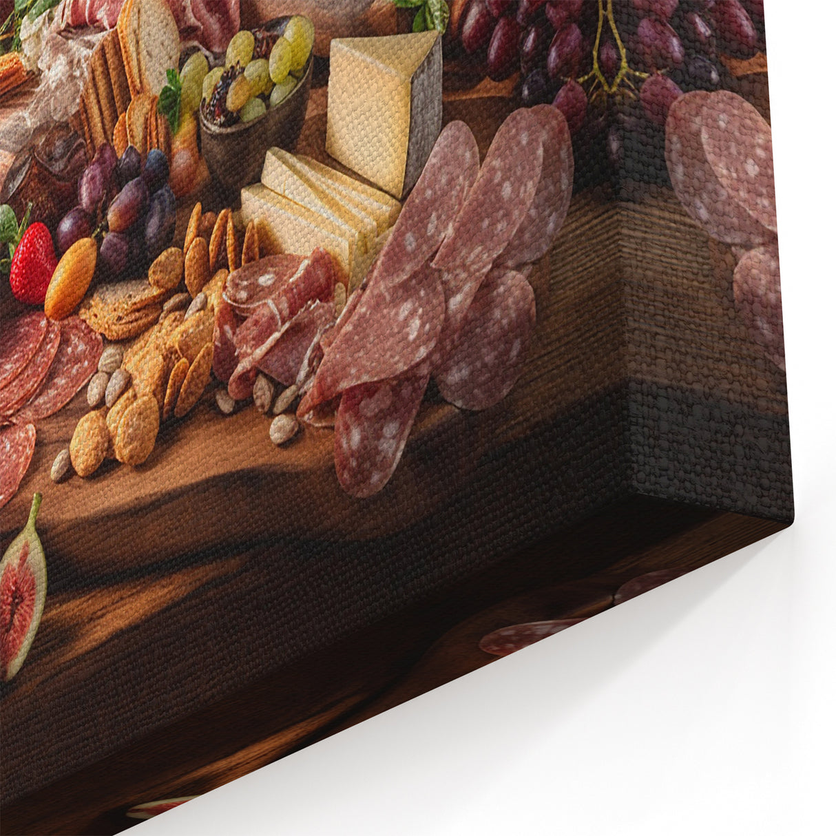 Gourmet Charcuterie Spread - Kitchen Wall Art for Food Lovers