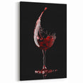Wine Splash Elegance - Framed Kitchen Prints for Modern Decor