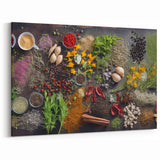 Spice & Herb Elegance - Kitchen Wall Art for Culinary Enthusiasts