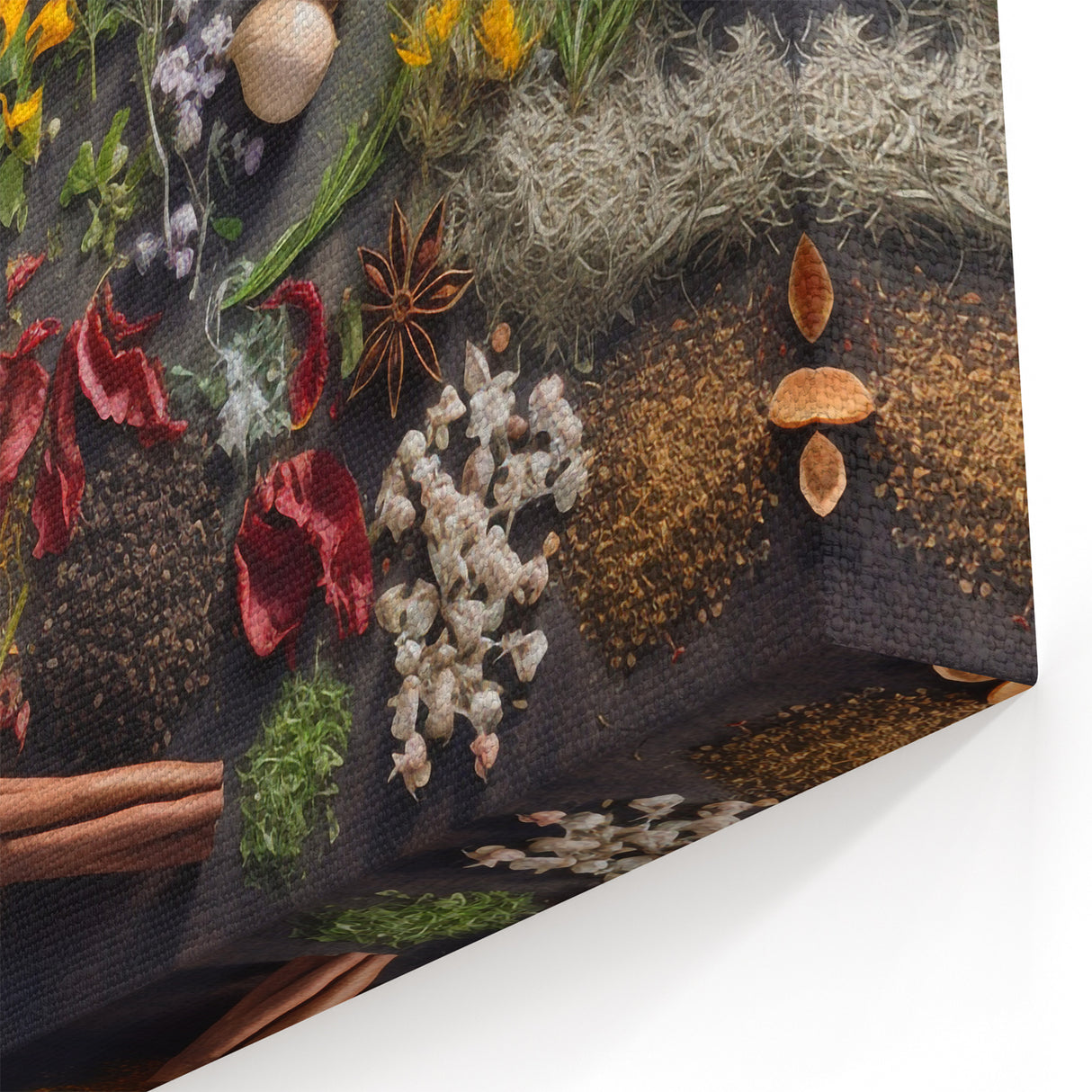 Spice & Herb Elegance - Kitchen Wall Art for Culinary Enthusiasts