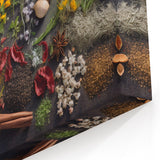 Spice & Herb Elegance - Kitchen Wall Art for Culinary Enthusiasts