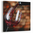 Rustic Wine Pour - Framed Kitchen Prints for Warm Ambiance
