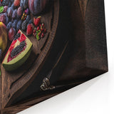 Rustic Fruit Feast - Kitchen Wall Art for a Warm Culinary Space