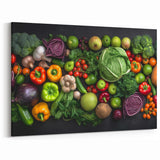Fresh Vegetable Medley - Modern Kitchen Wall Art for Food Lovers