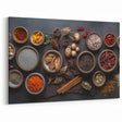 Exotic Spice Collection - Rustic Culinary Wall Art for Kitchen