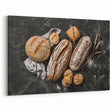 Rustic Artisan Bread - Bakery-Inspired Wall Art for Kitchen