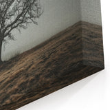 Solitary Tree in Fog Office Wall Art – Modern Corporate Decor