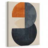 Acrylic Dining Room Artwork – Modern Geometric Circle Canvas