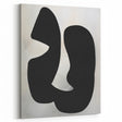 Modern Dining Room Wall Art - Black & White Abstract Canvas Décor