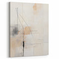 Contemporary Dining Art Pieces - Abstract Beige & Black Wall Décor