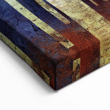 Framed Office Art - Birch Forest & Cardinal Modern Canvas