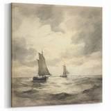 Vintage Sailing Seascape Art – Classic Nautical Wall Print