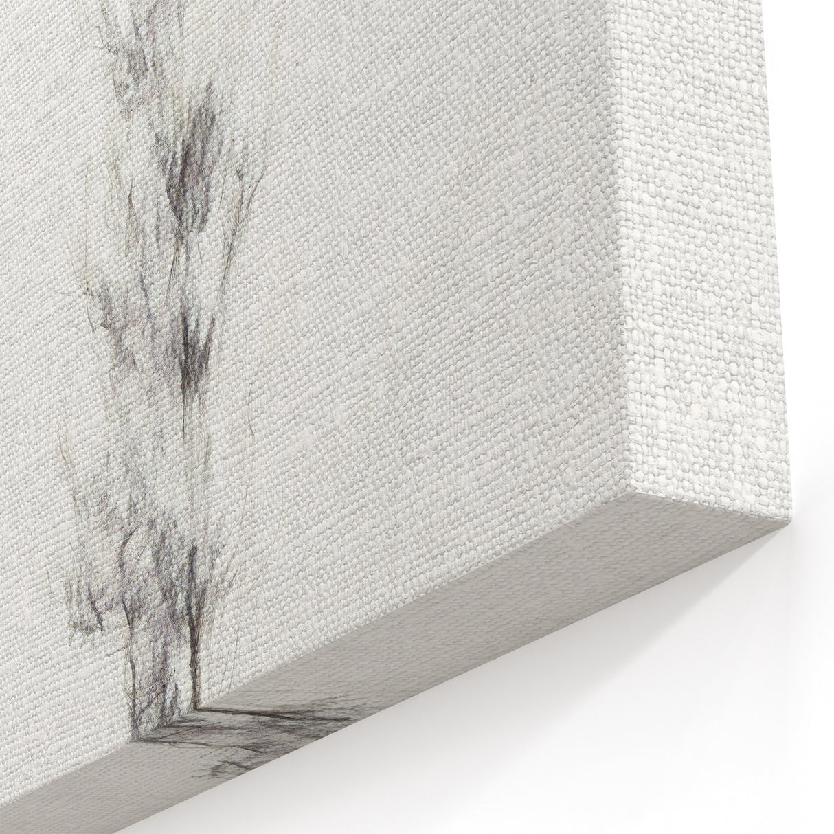 Vintage Sketch Landscape Art – Classic Monochrome Tree Print