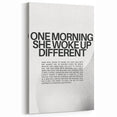 Bold Typography Art Print – Empowering Quote on Canvas