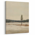 Vintage Winter Landscape Art – Classic Snowy Countryside Print