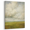 Vintage Rolling Fields Art – Classic Countryside Sky Print