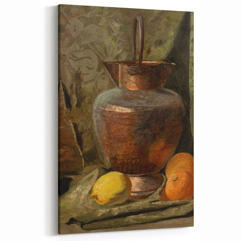 Vintage Copper Still Life Art – Classic Rustic Kitchen Wall Print