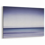 Tranquil Ocean Office Wall Art – Modern Blue Gradient Seascape