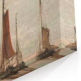 Vintage Sailing Ship Art – Classic Coastal Seascape Wall Print