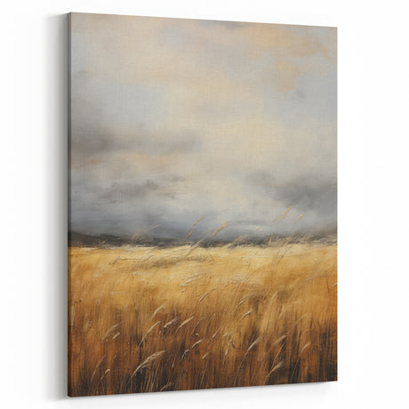 Golden Wheat Field – Vintage Landscape Prints for Rustic Decor