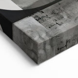 Acrylic Dining Room Artwork – Geometric Monochrome Print