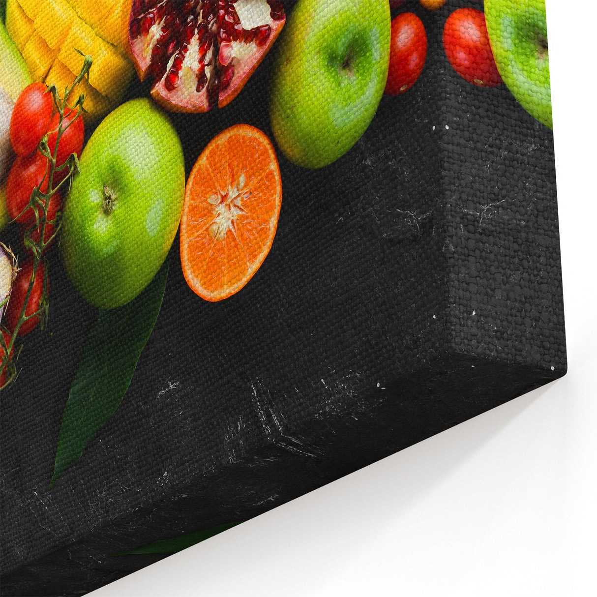 Tropical Fruit Medley - Vibrant Kitchen Wall Art for Fresh Decor