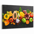 Exotic Fruit Medley - Colorful Tropical Kitchen Wall Art