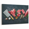 Steakhouse Butcher Art – Premium Kitchen Canvas & Wall Print