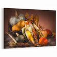 Harvest Season Kitchen Art – Rustic Pumpkin & Corn Wall Print