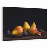 Elegant Pear & Fig Still Life – Fine Art Kitchen Wall Print