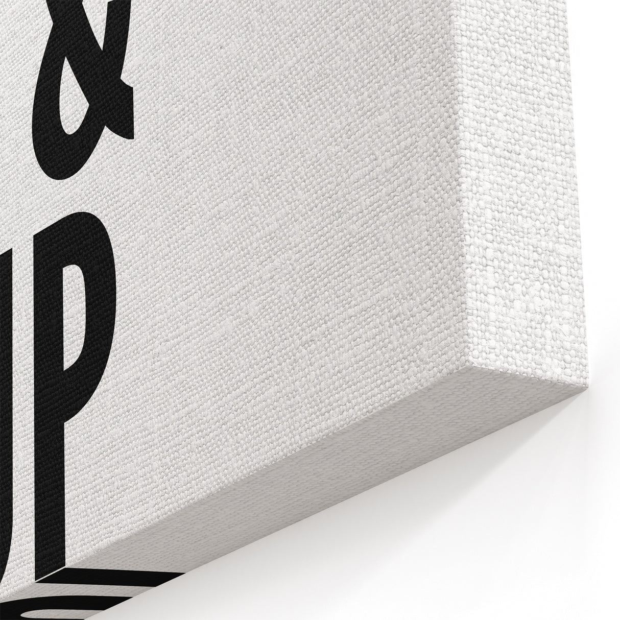 Modern Typography Wall Art - "You, Me & a Cup of Tea" Print