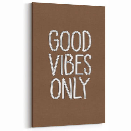 Good Vibes Only - Boys Wall Art Prints Kids Room Decor