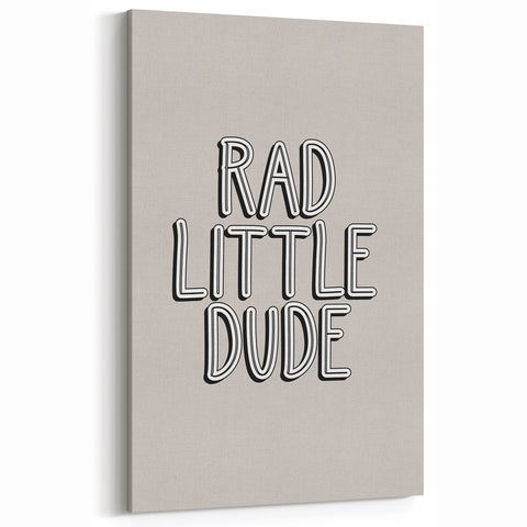 Rad Little Dude - Boys Bedroom Art Kids Wall Art Prints
