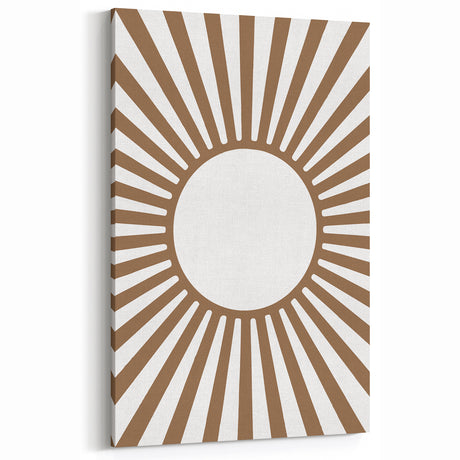 Boho Sunburst - Boys Room Wall Art Kids Bedroom Decor