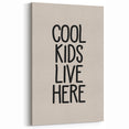Cool Kids Live Here - Boys Bedroom Art Kids Wall Decor